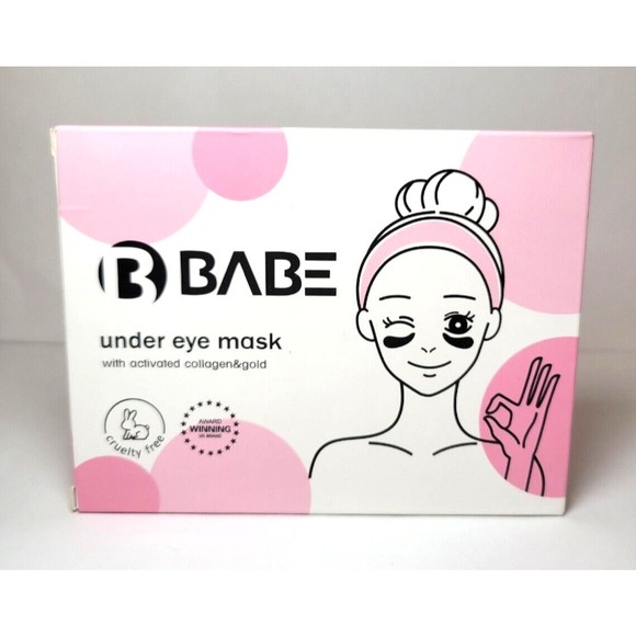 BABE Under Eye Mask with Activated Collagen & gold NIB - Picture 1 of 3